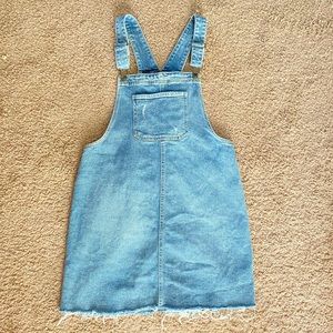 Denim Overalls Dress